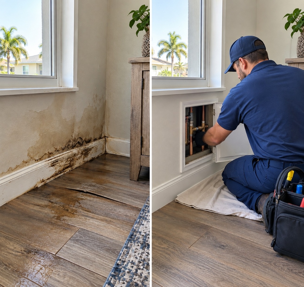 Hidden Water Leak Repair in Punta Gorda